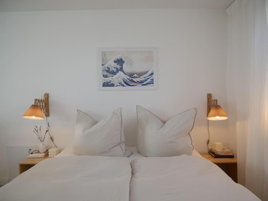 Moderne Studio Ferienwohnung In 바트 도베란 외부 사진