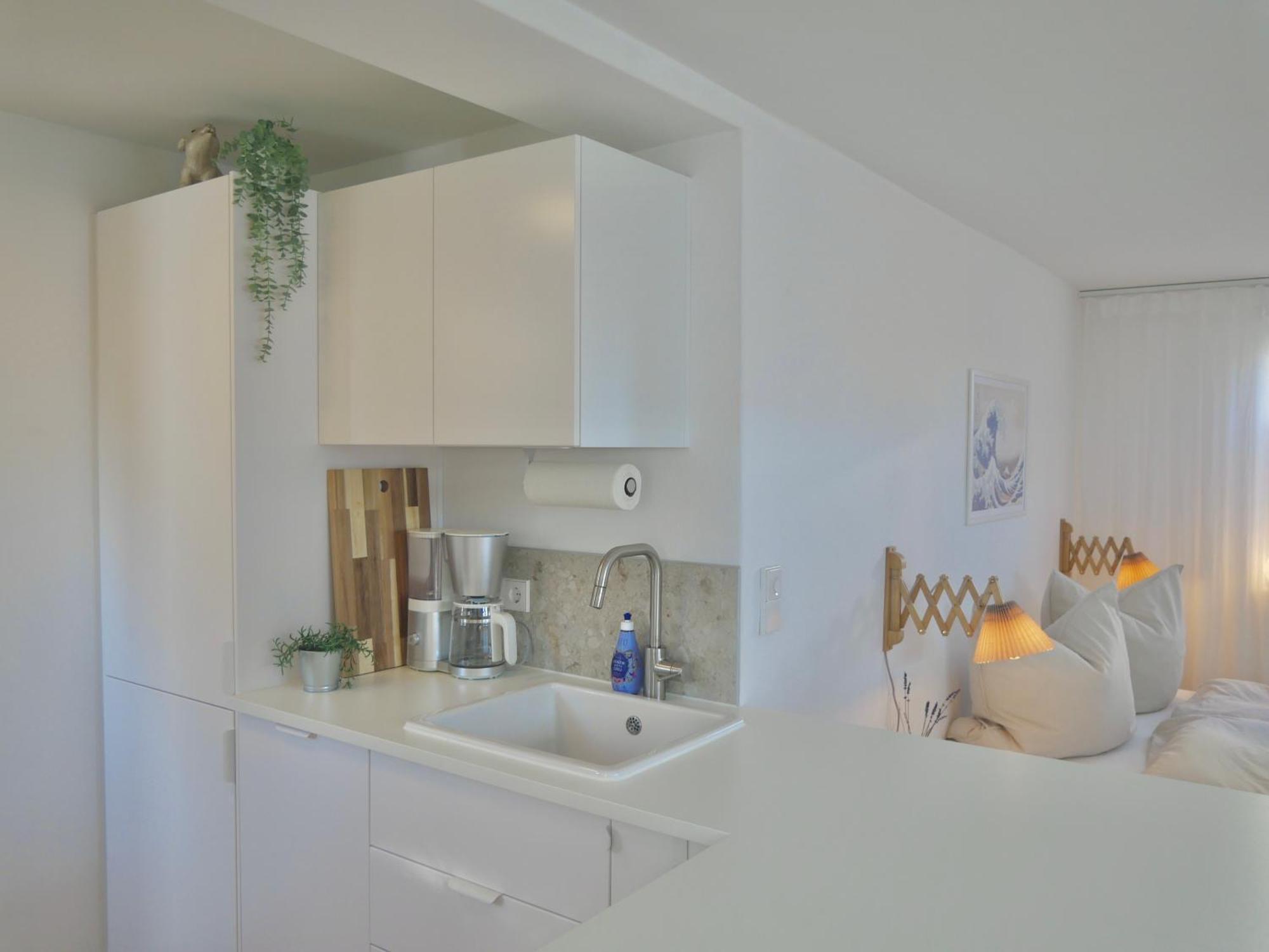 Moderne Studio Ferienwohnung In 바트 도베란 외부 사진